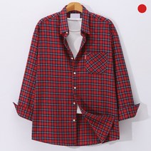 후앙스 캐주얼 타탄체크 셔츠 남방 HAST-5340