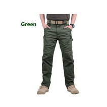 IX9-남성용 밀리터리 전술 바지 캐주얼 하이킹 팬츠 카고 방수 바지