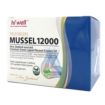 뉴질랜드 하이웰 프리미엄 머슬 12000 초록홍합 GREEN MUSSEL OIL 200캡슐, 하이웰 프리미엄 머슬 200캡슐