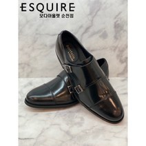 [에스콰이아] 남성 몽크스트랩 구두 (3cm굽) PFBSHL062BK2
