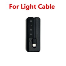 1*18650/18700/20700/21700 배터리 충전기 타입-C USB 포트 보조 케이스 DIY 셸 키트 휴대폰 박스 케, 04 Light Cable Black