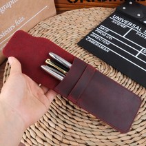 [N2Y] 빈티지 가죽 펜홀더 케이스 수제 보관 레트로 파우치 #999EA, 쿠팡 커피 스몰 UK00878, 쿠팡 본상품선택