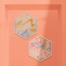 위아트 추상화 몬드리안 앙리마티스 그림 모던아트 육각 팔각 다각액자 12종, 7.몬드리안_구성1(마름모)