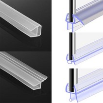 유리문 웨더스트립 씰링 스트립 1M 612mm 유용한 창 목욕 스크린 실리콘 고무 씰 홈, F shape+12mm