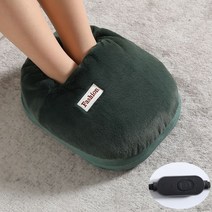 풋 워터 따뜻한 발 난방 전기 히터 겨울 커버 패드 신발 사무실 가정용 온열기 발난로, 강화 토끼 벨벳