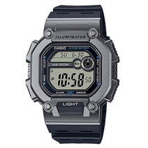 CASIO W-737H-1A2 튼튼하고 두툼한사각 디자인의 100m완벽방수 스포츠 레저패션 군용선물