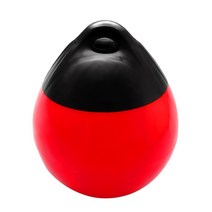 보트 요트 중장비 pvc 펜더 볼 라운드 앵커 부표 도크 범퍼 볼 풍선 비닐 쉴드 보호 해양 계류 부표, 검정 노랑