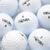 혼마 화이트 A 등급 10알 라운딩용 중고골프공
