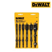 디월트 DW1587 6pcs 임팩용 목공 스페이드 보링 비트, 단품