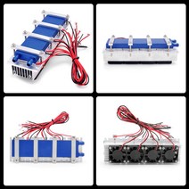 pc 부품반도체 에어컨 냉각 시스템 DIY 키트 288W 열전기 펠티에 냉각 DC 12V 30A, 한개옵션0