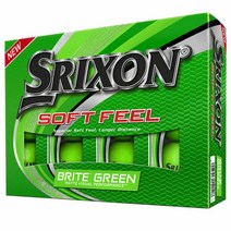 스릭슨 Brite 그린 Soft Feel 골프공 One Dozen