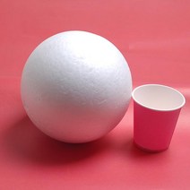 (R)스티로폼공 150mm 스치로폼공 눈사람만들기 완충제
