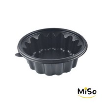 냉면용기 면용기 칼국수용기 JH195소 블랙용기 미니탕 덮밥용기 배달용기 국수용기 면포장 100세트
