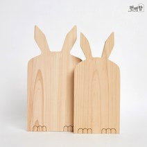 편백향 토끼도마 편백나무 항균 플레이팅 원목 주방 위생도마, 편백향 토끼도마(소)