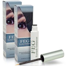 속눈썹영양제 속 베이글 FEG 속눈썹 래피드 아이 래쉬 세럼 앤 브로우 길고 어두운 속눈썹을 연출 두껍고 어둡게 만드는 이 되는 2팩, 단일수량