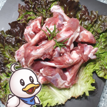 한결컴퍼니 생 오리도가니 소 1kg 냉동 손질 생오리도가니 오리고기 수제간식재료, [한결컴퍼니] 생오리 도가니(소) 1kg