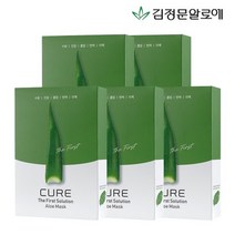 김정문알로에 [김정문알로에] 큐어 알로에 마스크팩 시즌2 50매