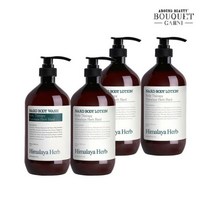 부케가르니 히말라야 허브 나드 티트리로즈마리향 바디워시 900ml x1개+로션 x3개, 단일옵션