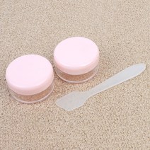 크림 립밥 로션통 2P 화장품 핸드크림 소분통 공병 여행용 공 용기 제작 스푼포함