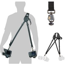 블랙래피드 하이브리드 호흡 카메라 슬링 오리지널 카메라 슬링 디자인 1개 또는 2개의 dslr slr 및 미러리스 카메라용 스트랩