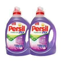 퍼실 딥 클린 테크놀로지 라벤더향 일반용 액상세제 본품, 2.7L, 2개