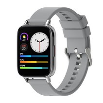 심박계 심박수 측정기 운동 New I22 Smart Watch Women Smartwatch Men Bluetooth Call Blood Pressure Oxy, 04 silicone Gray