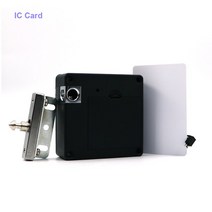 도어락 보이지 않는 전자 로커 잠금 스마트 IC 카드 센서 서랍 지능형 숨겨진 목조 가구 캐비닛 도어, 01 IC Card
