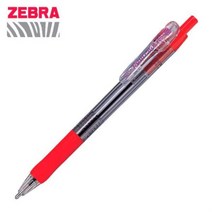 PMJ987403제브라 타프리클립 유성 볼펜 (BNU5) (1.6mm) (레드) 1다스 (10개입)