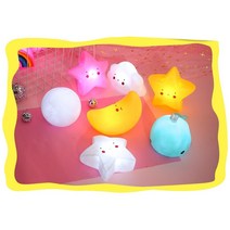 LED 감성 무드등 햇님 달님 구름 별 공룡 태양 건전지 아이방 원룸 작은방 인테리어, 별(하양)