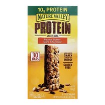 NATURE VALLEY 네이처벨리 피넛버터 다크 쵸코렛 프로틴 츄이바 30개입