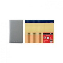 옥스포드 리갈패드 Mini 장형 노랑 50매 15권세트 + 지갑패드 L 1개 - 그레이