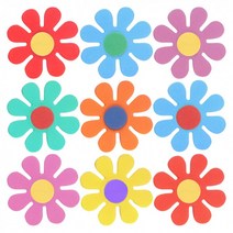 [유니아트]- EVA꽃_펠트i, 5cm, 4개