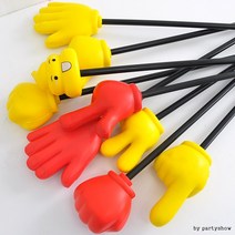 크리스마스 가위바위보 행사 지시봉 스펀지지시손(소), 가위옐로우