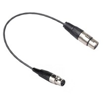 2M 3M 미니 XLR 3 핀 암 케이블 블랙 매직 포켓 시네마 4k 카메라 오디오 라인, 0 Mini 3pin to 3pin_02 2M