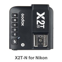 무선 동조기 카메라 촬영 조명 godox x2t-c x2t-n x2t-s x2t-f, 니콘용