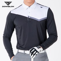 다운블로우 남성 사선포인트 스판 긴팔티셔츠 5003M
