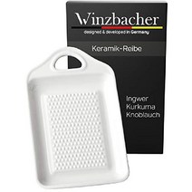 Winzbacher 독일 윈츠바허 - 세라믹 강판 생강 강판 심황 마늘에 좋은 개선된 개념 2022 식기 세척기 안전 생강차 제조에 최적, 1. 도자기