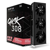 Speedster QICK308 라데온 RX 6650XT 울트라 게이밍 그래픽 카드 8 GDDR6 HDMI 3xDP AMD RDNA 2 RX665X8LUDY 포함, RX 6650 XT