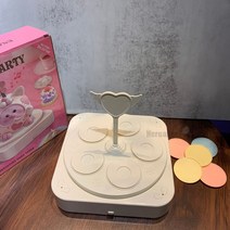 회전초밥기계 자동 회전 디저트 테이블 스시 기계 컵 케이크 마카롱 턴테이블 디스플레이 웨딩 생일 공급, Dessert Table 4