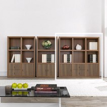 와일드 3단 상패 진열장 낮은책장 수납장 선반 회사 거실 서재인테리어 diy, 메이플화이트