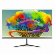 24인치 27인치 75Hz 듀얼모니터 베젤리스 게이밍 컴퓨터 모니터, GD-24H75 SUN SLIM, 블랙, 무결점