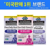 [대량세트] 가든오브라이프 500억 프로바이오틱스 유산균, 임산부용3병+남성용3병