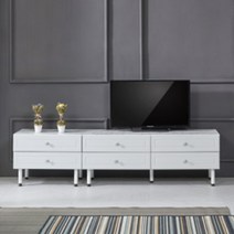 1800X500 인조대리석 거실장 서랍장 티비선반 긴 테레비다이, 진그레이마블
