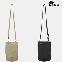 네파 NEPA 송파점 남녀공용 감성 트래킹 파우치 - 휴대폰 카드 등 간단한 제품 수납이 가능 CANNETO 칸네토 POUCH SP, 000, BLACK(199)
