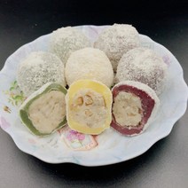 [가의미] 삼색 두텁떡 60g x30알 국내산찹쌀~ 견과류 동부앙금 떡, 1.8kg, 1개