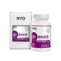 식약처인증 대두이소플라본 파이토케미컬 뼈건강에도움 여성건강기능식품 뉴일리 파이토젠60캡슐, 240캡슐, 4개