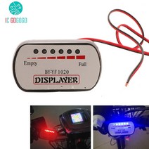 24v 36v 48v 60v 72v 전압계 전원 디스플레이 배터리 용량 표시기 테스터 전기 오토바이 전기 자동차 자전거, 나사가 있는 48v