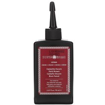 설야 헤나 헤나 크림 새치 커버용 고성능 건강한 모발 염색제 다크 브라운 70ml(2.37fl oz)