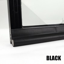 자동차방음제 소음 제거 방음패드 방음매트 자동차 도어 하단 씰링 스트립 방진 에너지 절약 방음 바람 차, 02 black