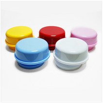 핸디몰 회전 오르골(투명 흰색 칼라)오르골만들기 멜로디원판, 칼라(색상랜덤)